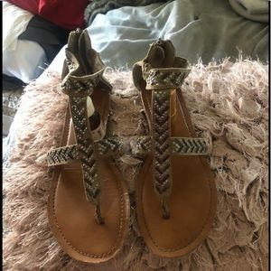 Ankle gladiator sandal